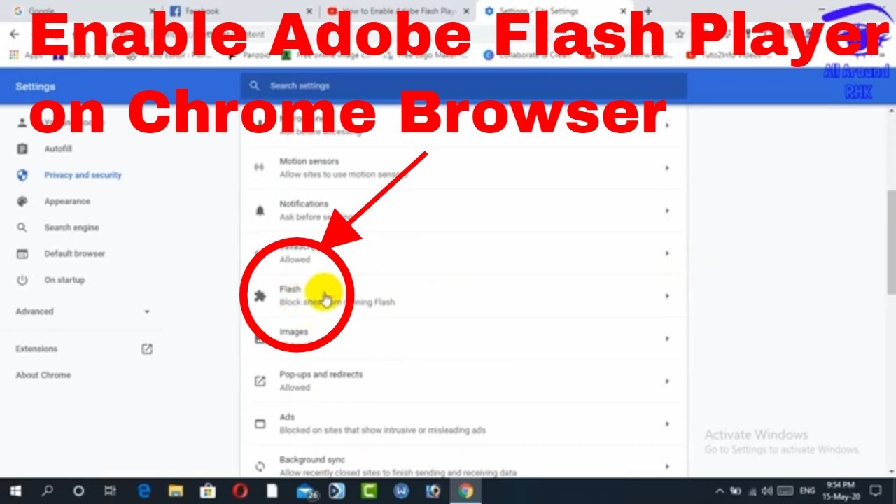 chrome adobe flash plugin osx